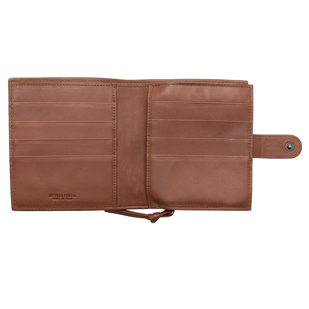 Bottega Veneta Intrecciato Nappa French Wallet (SHF-14470)