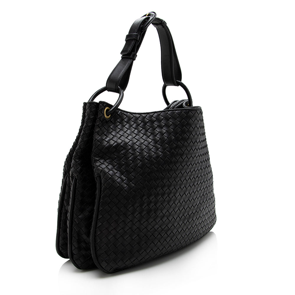 Bottega Veneta Intrecciato Nappa Sloane Hobo - FINAL SALE (SHF-17071)