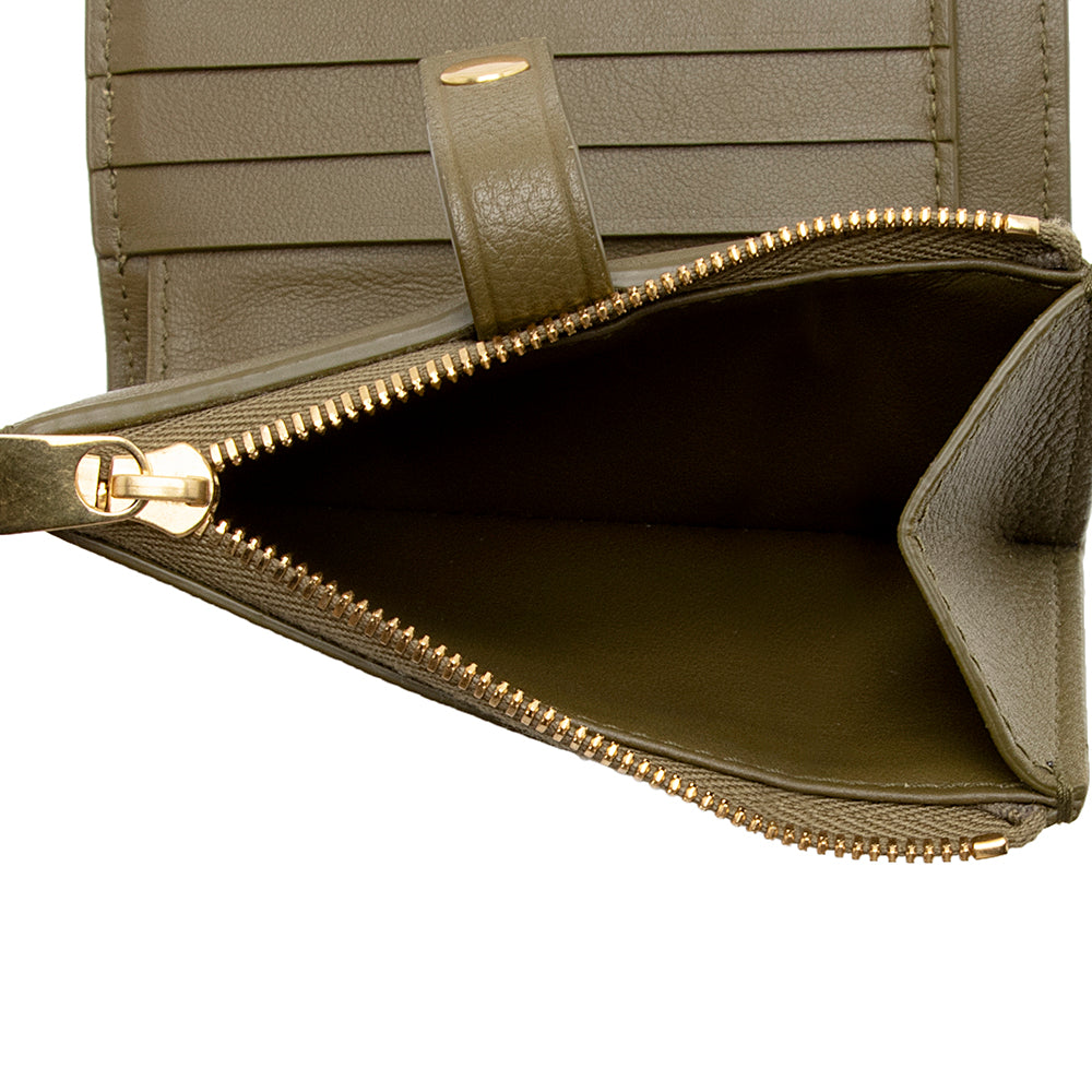 Bottega Veneta Leather Bi-Fold Wallet (SHF-22071)