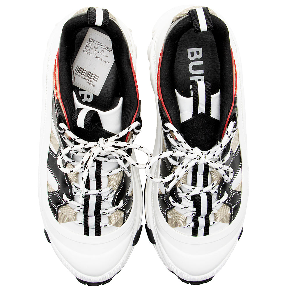 Burberry Arthur Low-Top Sneakers - Size 8 / 38 (SHF-19079)
