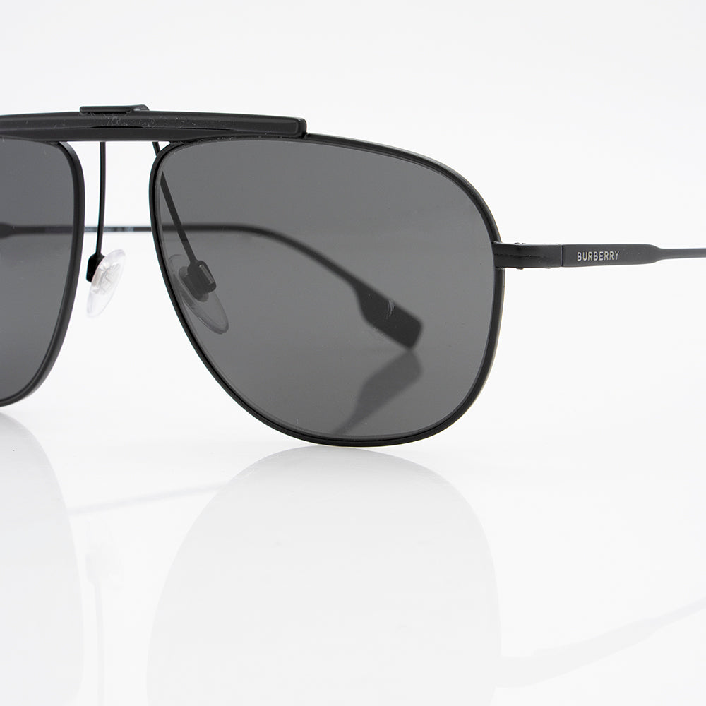 Burberry Aviator Brow Bar Pilot Sunglasses (SHF-16031)
