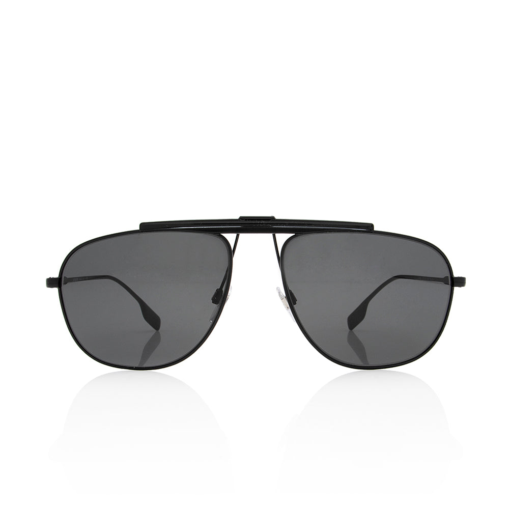 Burberry Aviator Brow Bar Pilot Sunglasses (SHF-16031)