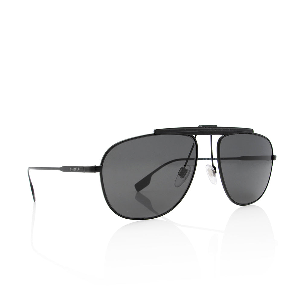 Burberry Aviator Brow Bar Pilot Sunglasses (SHF-16031)