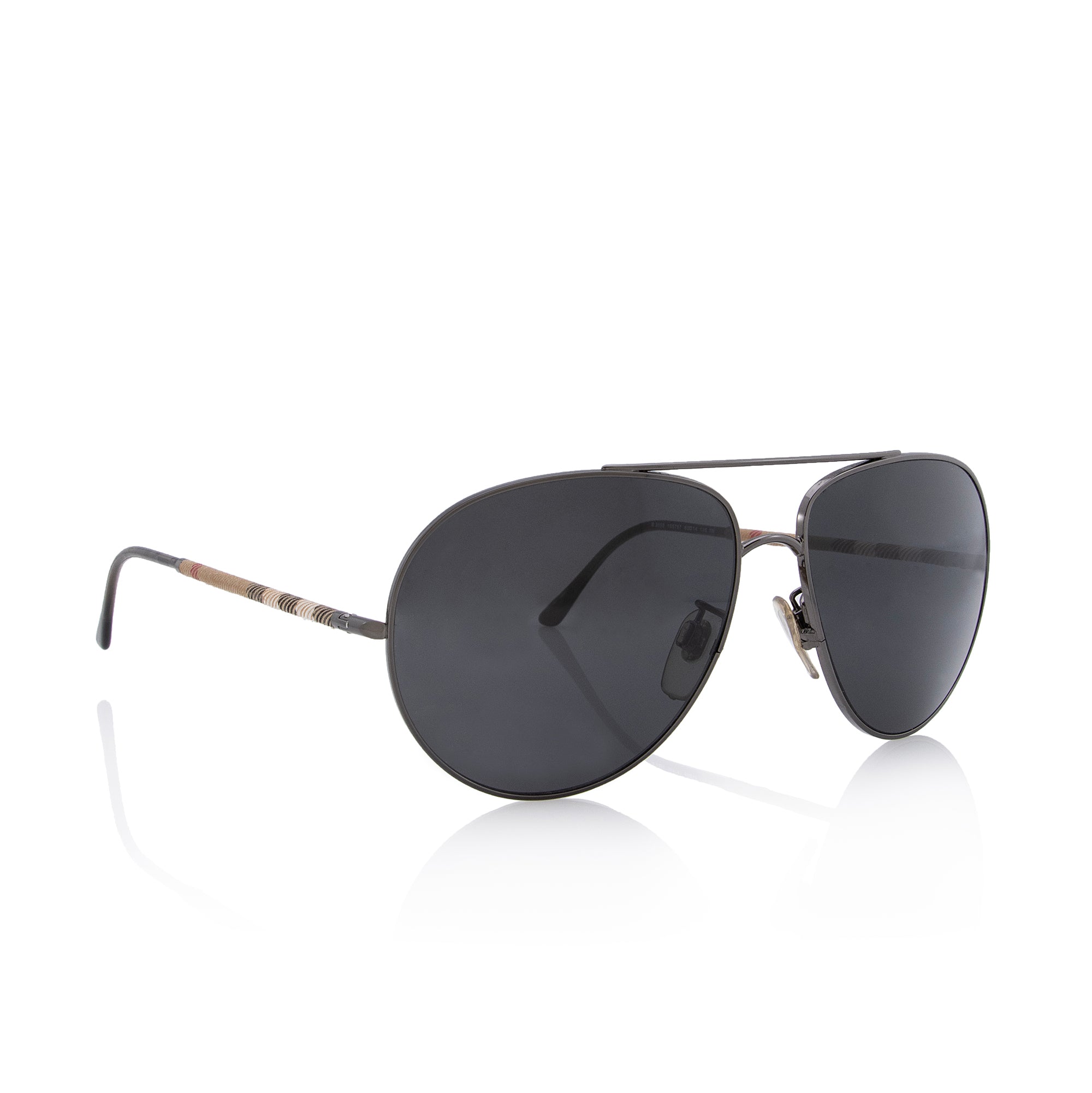 Burberry Aviator Check Sunglasses (SHF-22371)