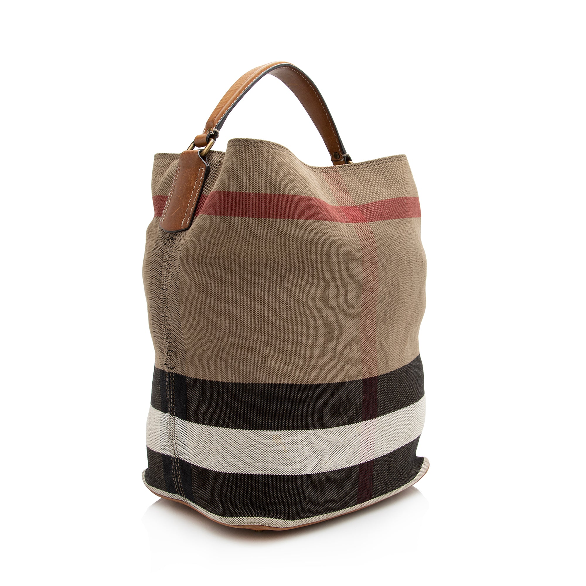 Burberry Canvas Check Susanna Medium Hobo (SHF-22781)