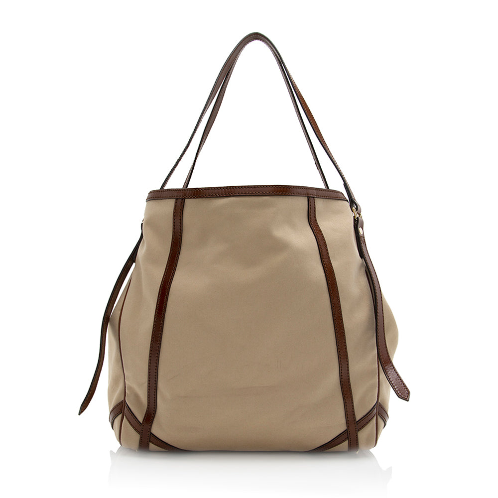 Burberry Canvas Trench Medium Tote (SHF-20780)