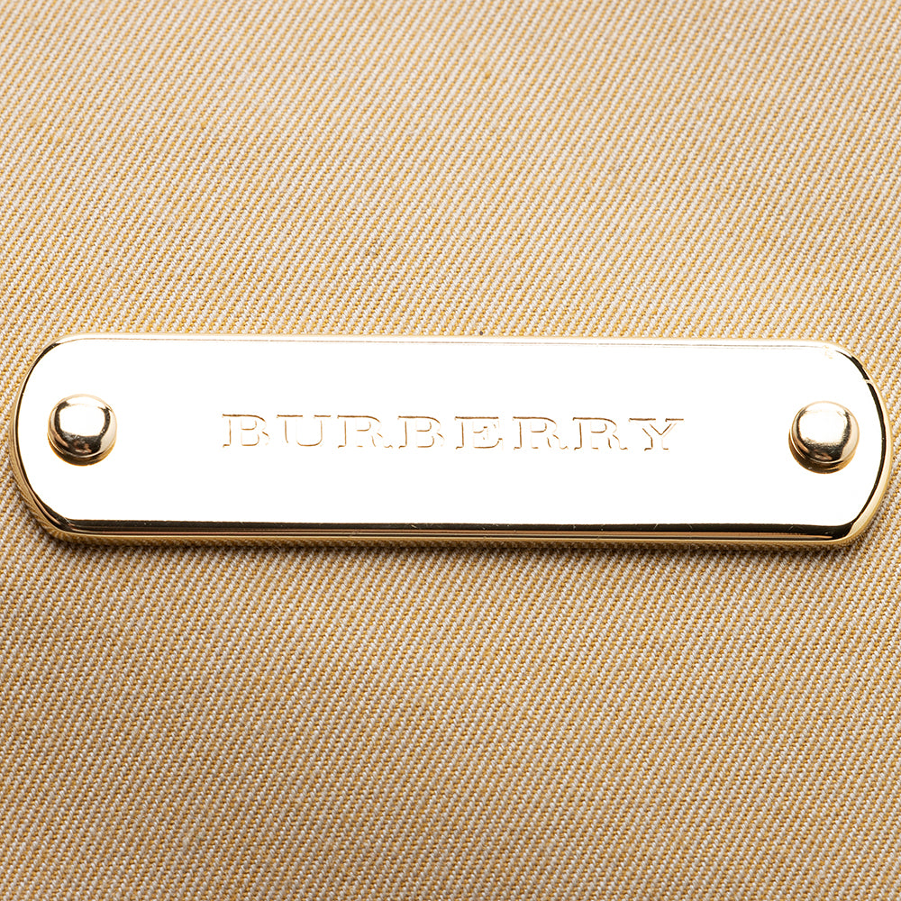 Burberry Canvas Trench Medium Tote (SHF-20780)