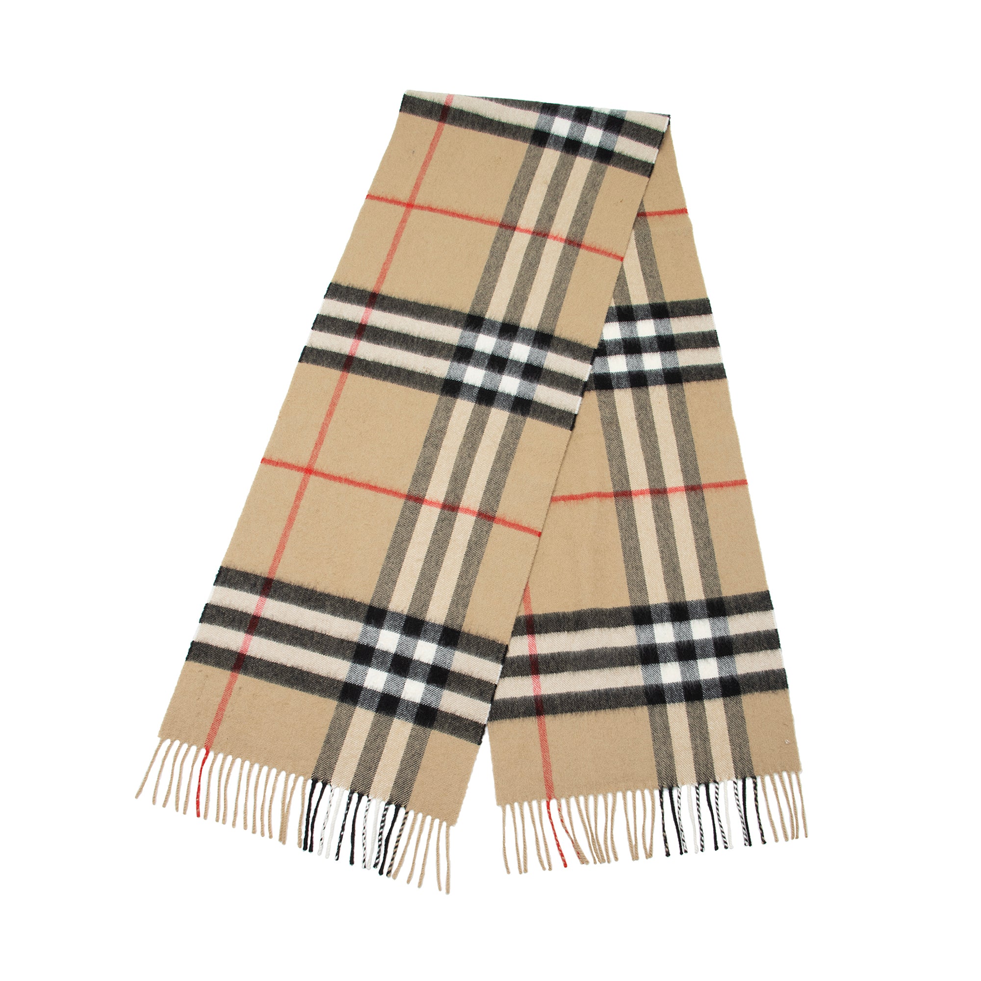 Burberry Cashmere Classic Check Scarf (SHF-22870)