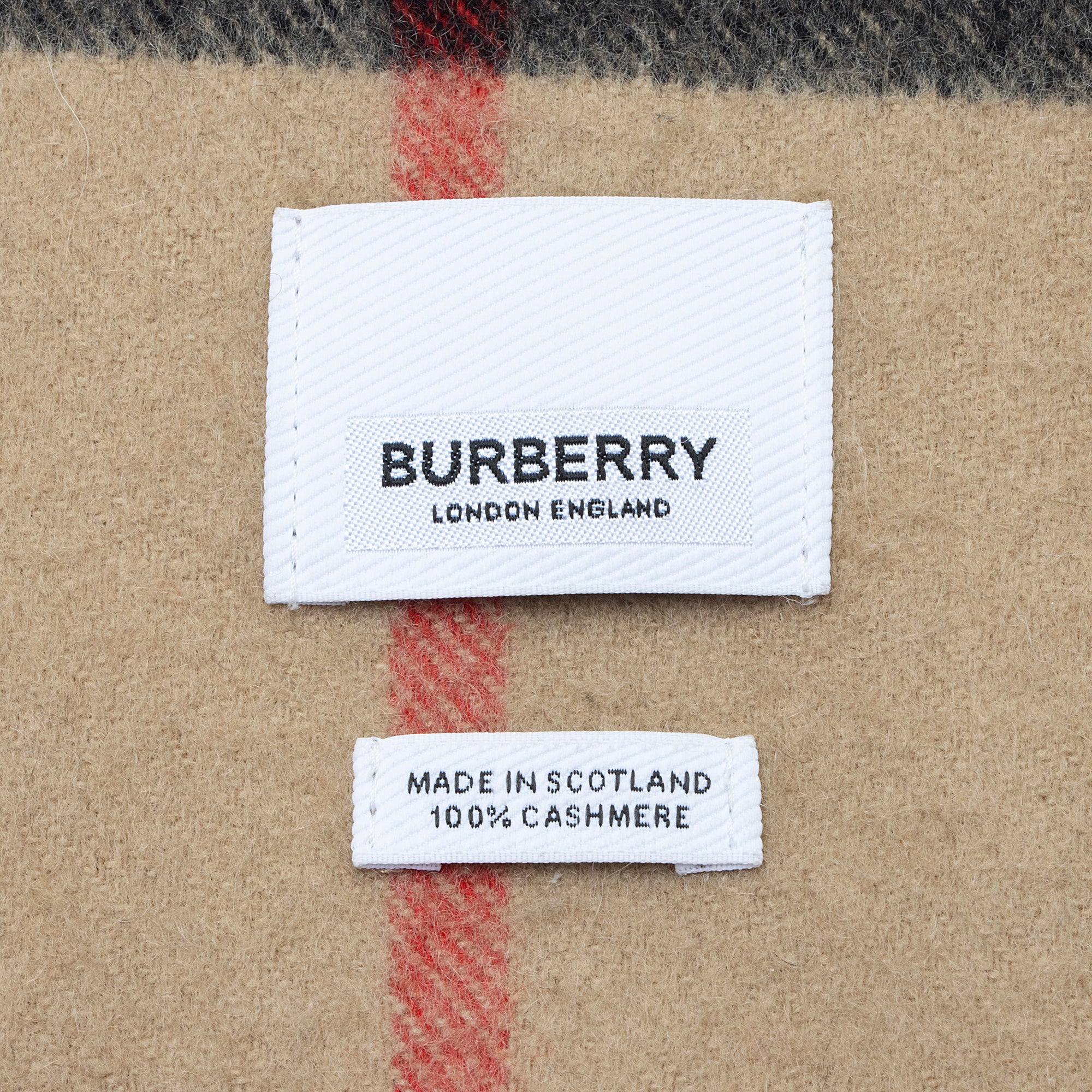 Burberry Cashmere Classic Check Scarf (SHF-22870)