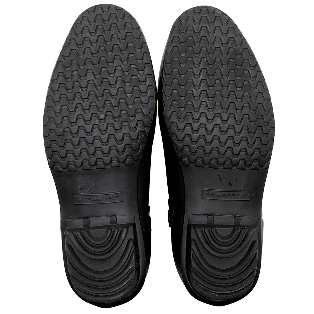 Burberry House Check Rubber Ankle Boots - Size 7 / 37 (SHF-18659)