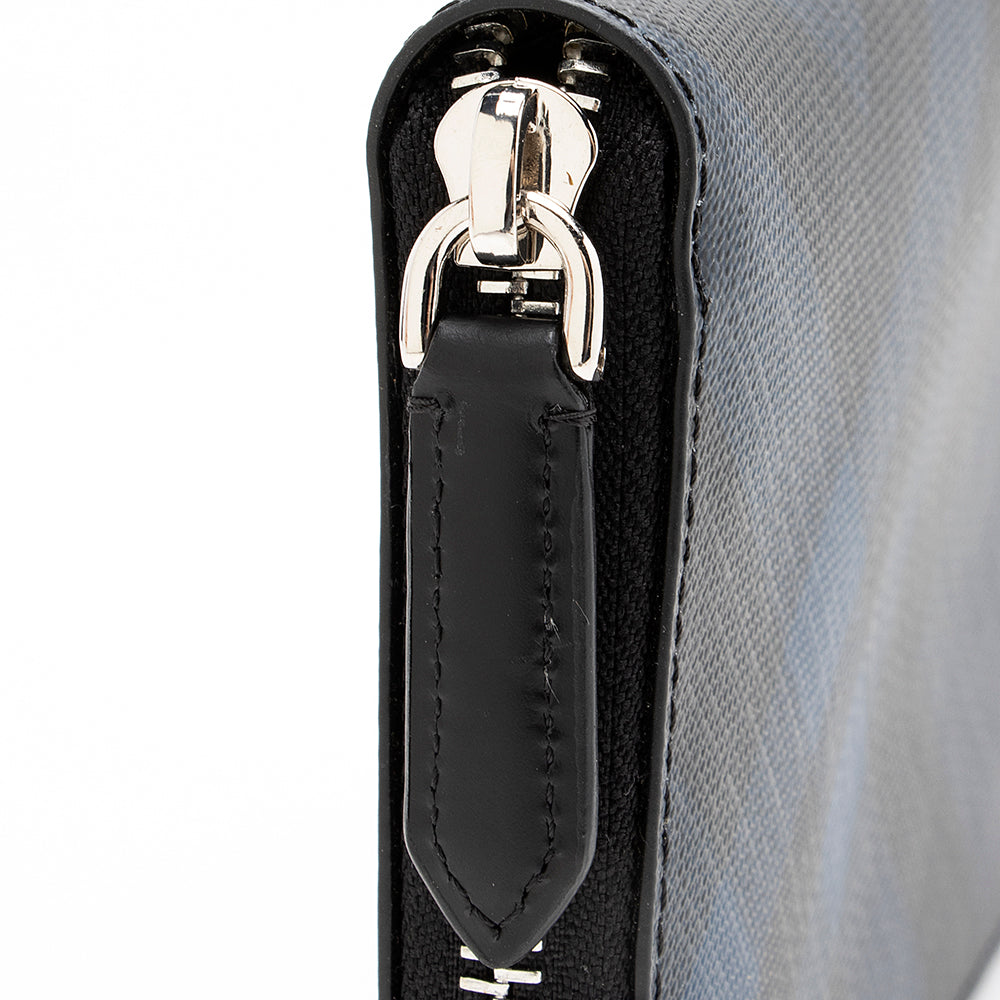 Burberry Check Zip Around Large Wallet (SHF-20167)