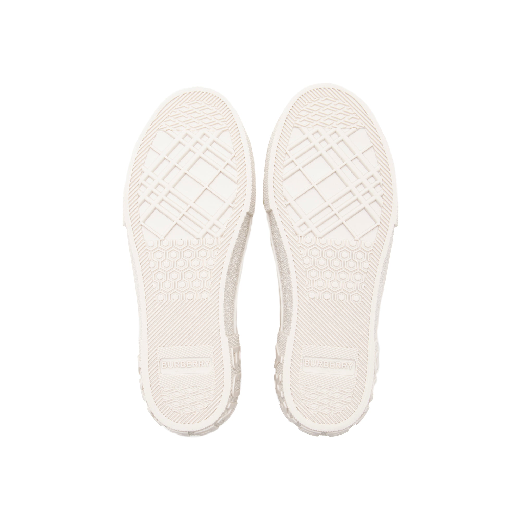 Burberry Cotton Soft Fawn Check Sneakers - Size 6.5 / 36.5 (SHF-22326)