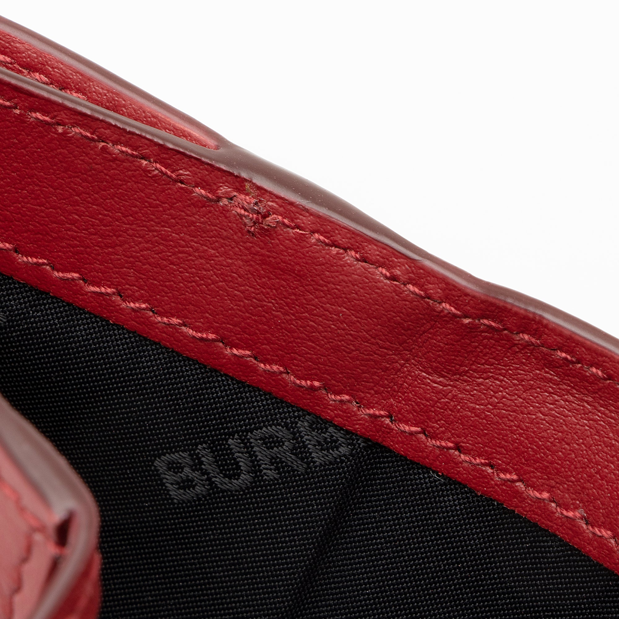 Burberry Croc Embossed Calfskin TB Tri-Fold Compact Wallet (SHF-22710)