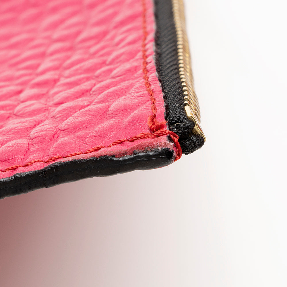 Burberry Embossed Check Leather Canterbury Small Tote (SHF-18609)