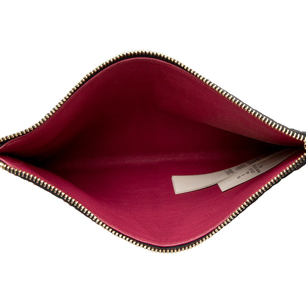 Burberry Embossed Check Leather Canterbury Small Tote (SHF-18609)