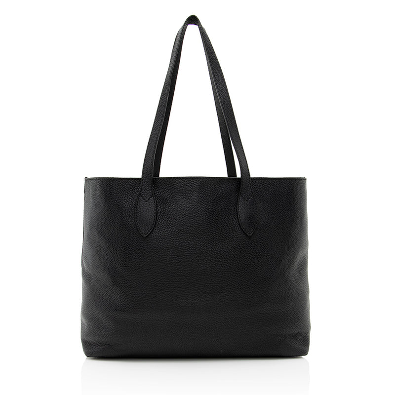 Burberry Embossed Leather Tote (SHF-19039)