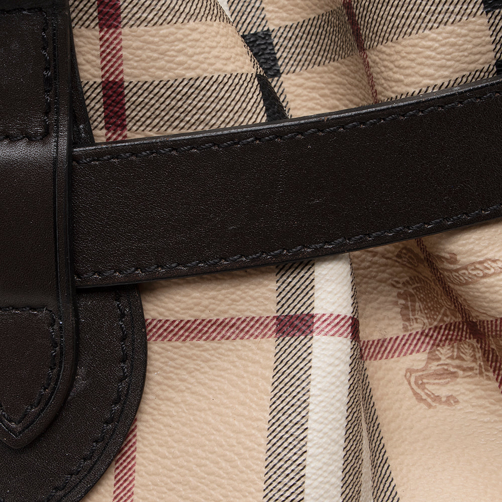 Burberry Haymarket Check Golderton Tote (SHF-18695)