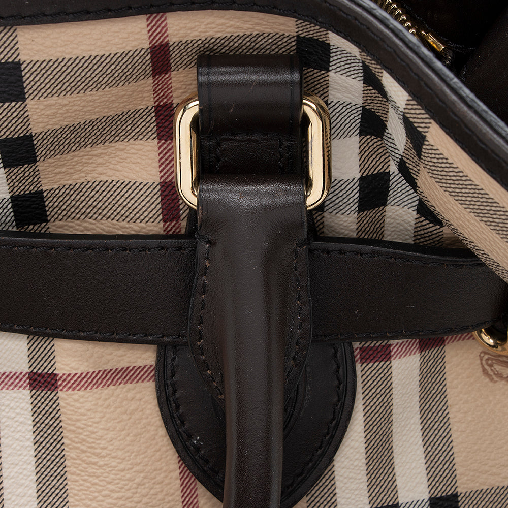 Burberry Haymarket Check Golderton Tote (SHF-18695)