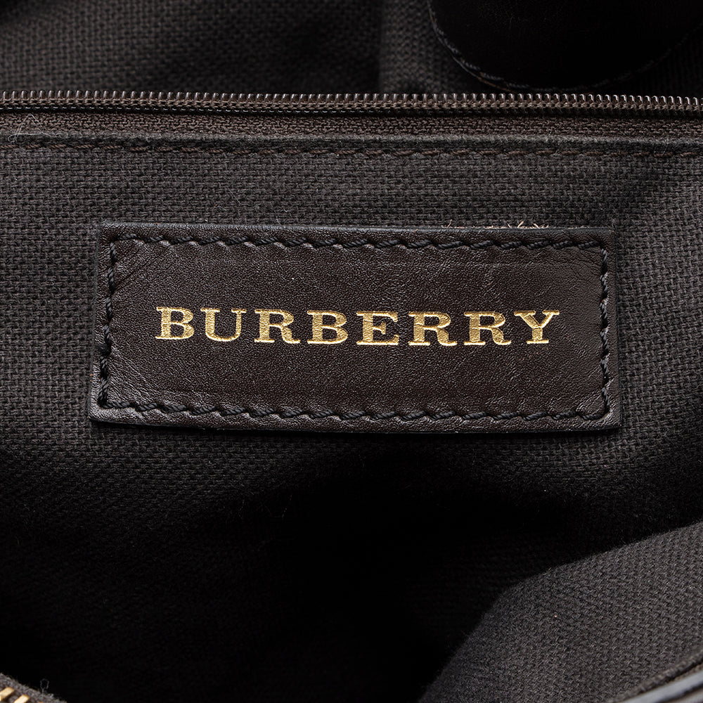 Burberry Haymarket Check Golderton Tote (SHF-18695)