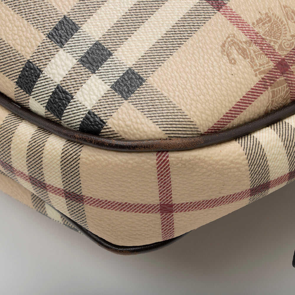 Burberry Haymarket Check Hernville Hobo (SHF-20380)