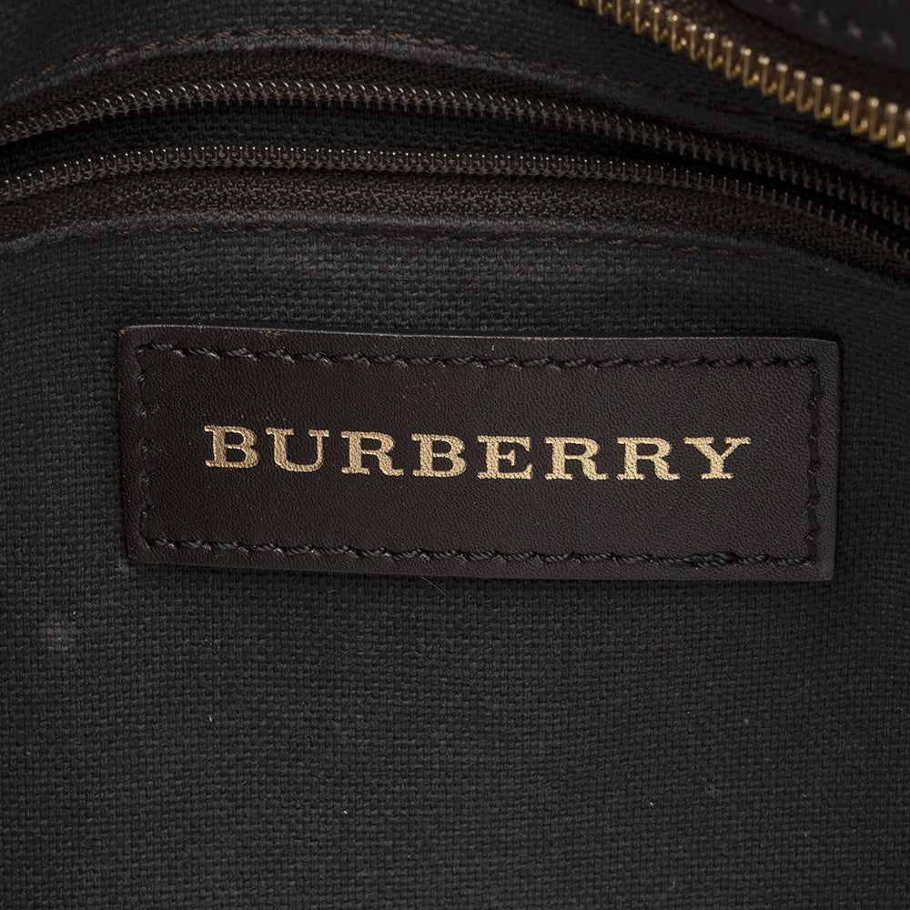 Burberry Haymarket Check Hernville Hobo (SHF-20380)