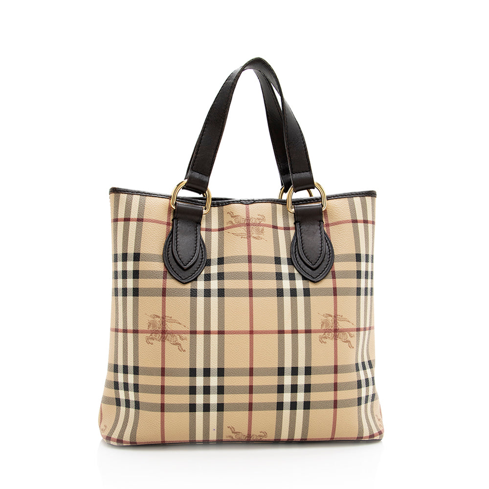 Burberry Haymarket Check Medium Tote (SHF-19038)