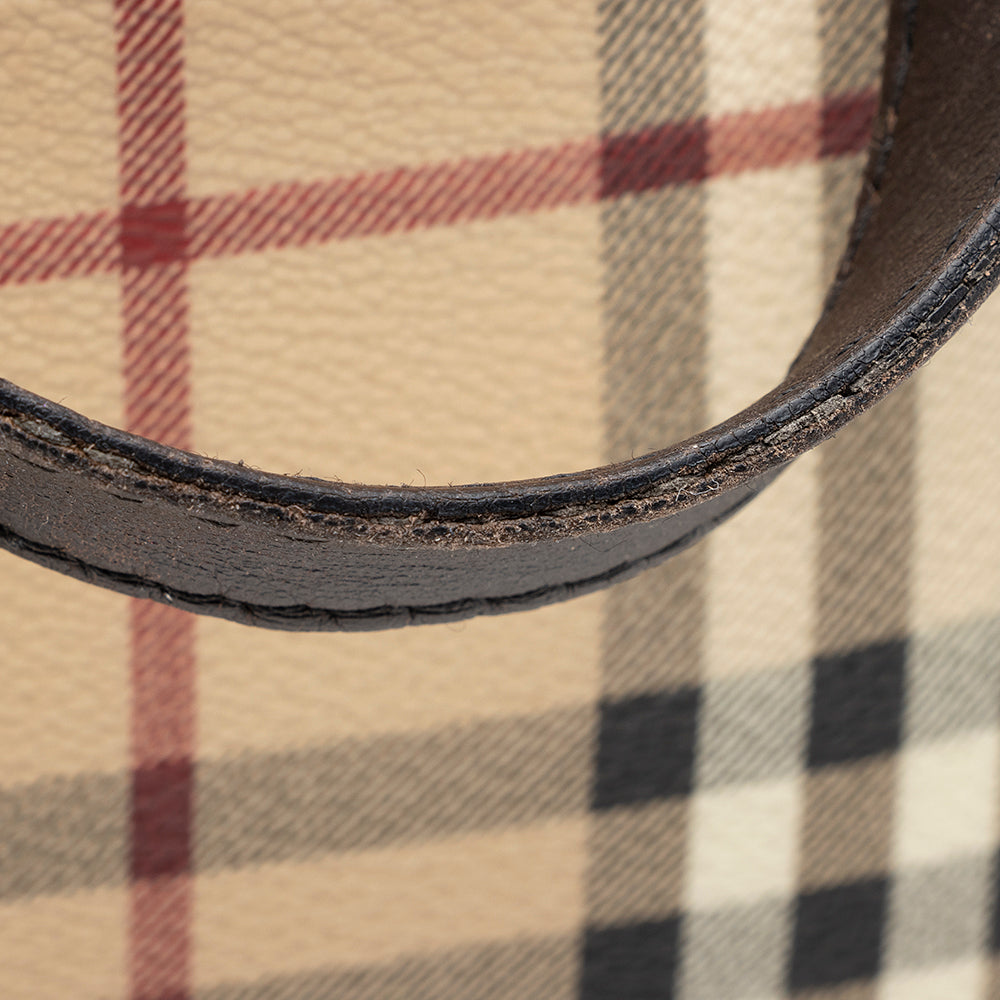 Burberry Haymarket Check Medium Tote (SHF-19038)