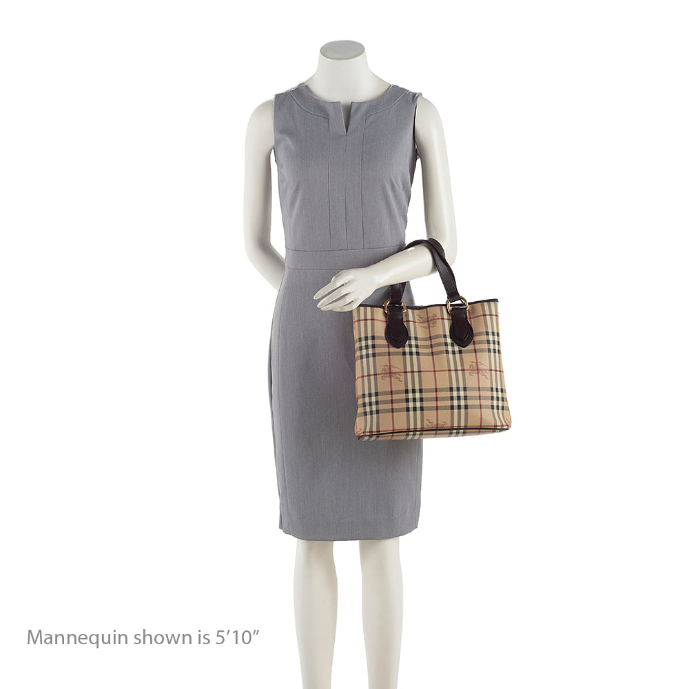 Burberry Haymarket Check Medium Tote (SHF-19038)