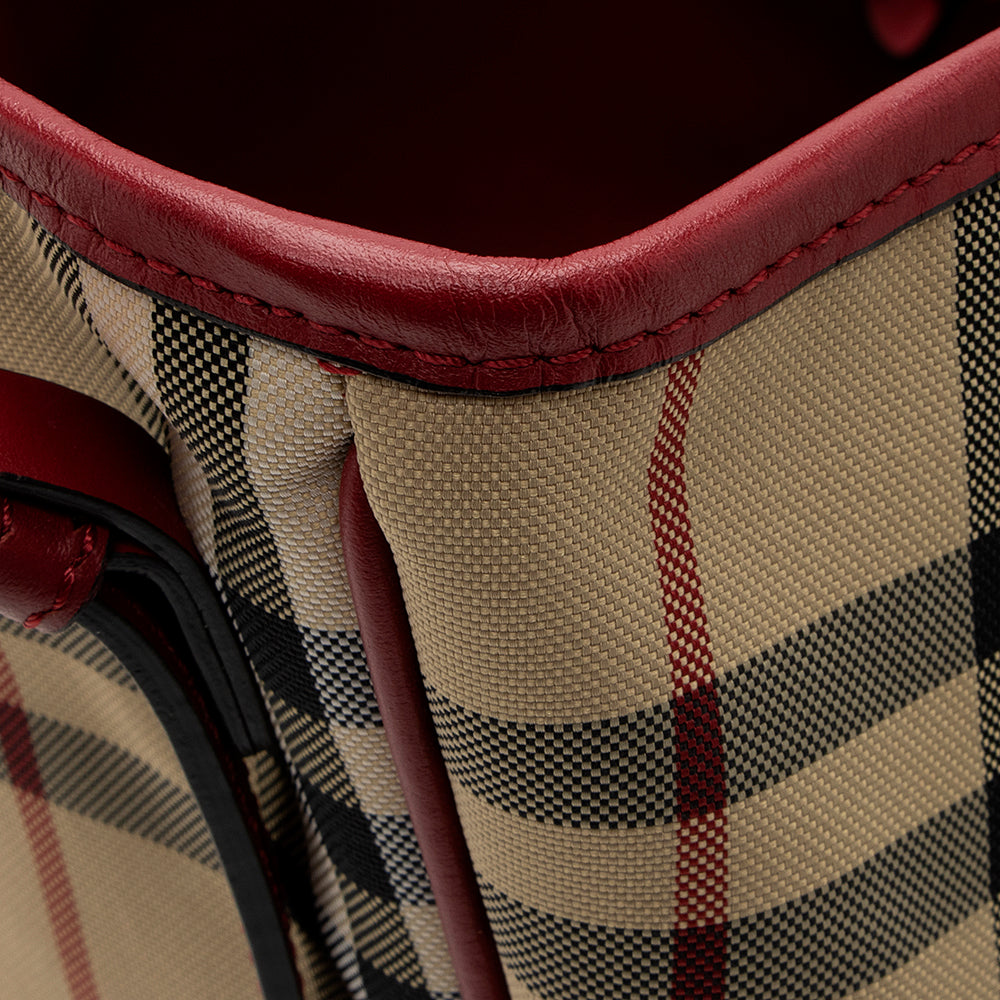 Burberry Horseferry Check Canterbury Small Tote (SHF-20419)