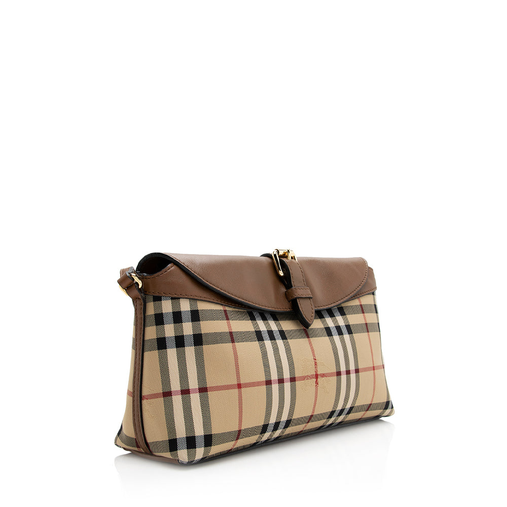 Burberry Horseferry Check Leah Crossbody Bag (SHF-20731)