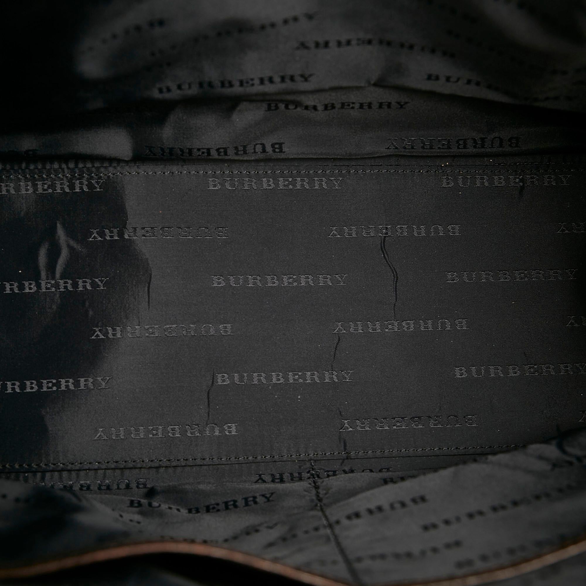 Burberry House Check Canvas Satchel (SHG-22096)