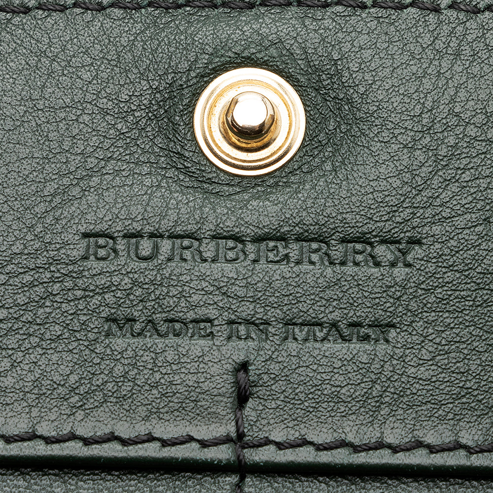 Burberry House Check Continental Wallet (SHF-20463)