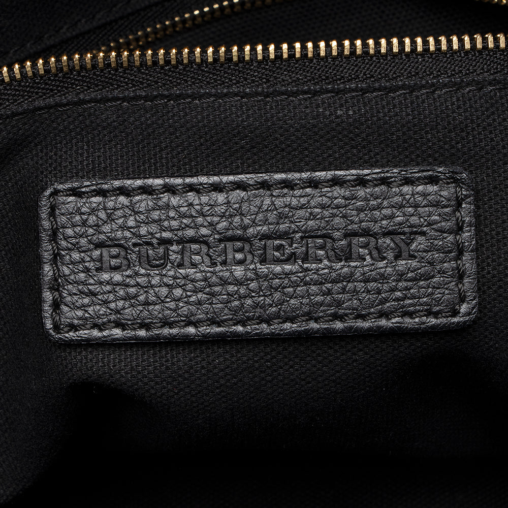 Burberry House Check Sycamore Medium Hobo (SHF-22098)