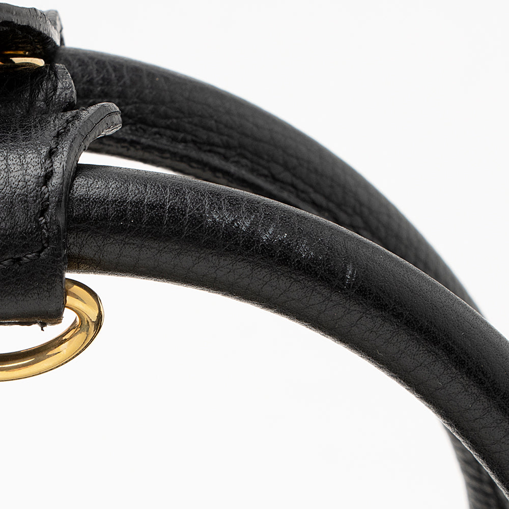 Burberry Laser Cut Leather Banner Medium Tote (SHF-22096)