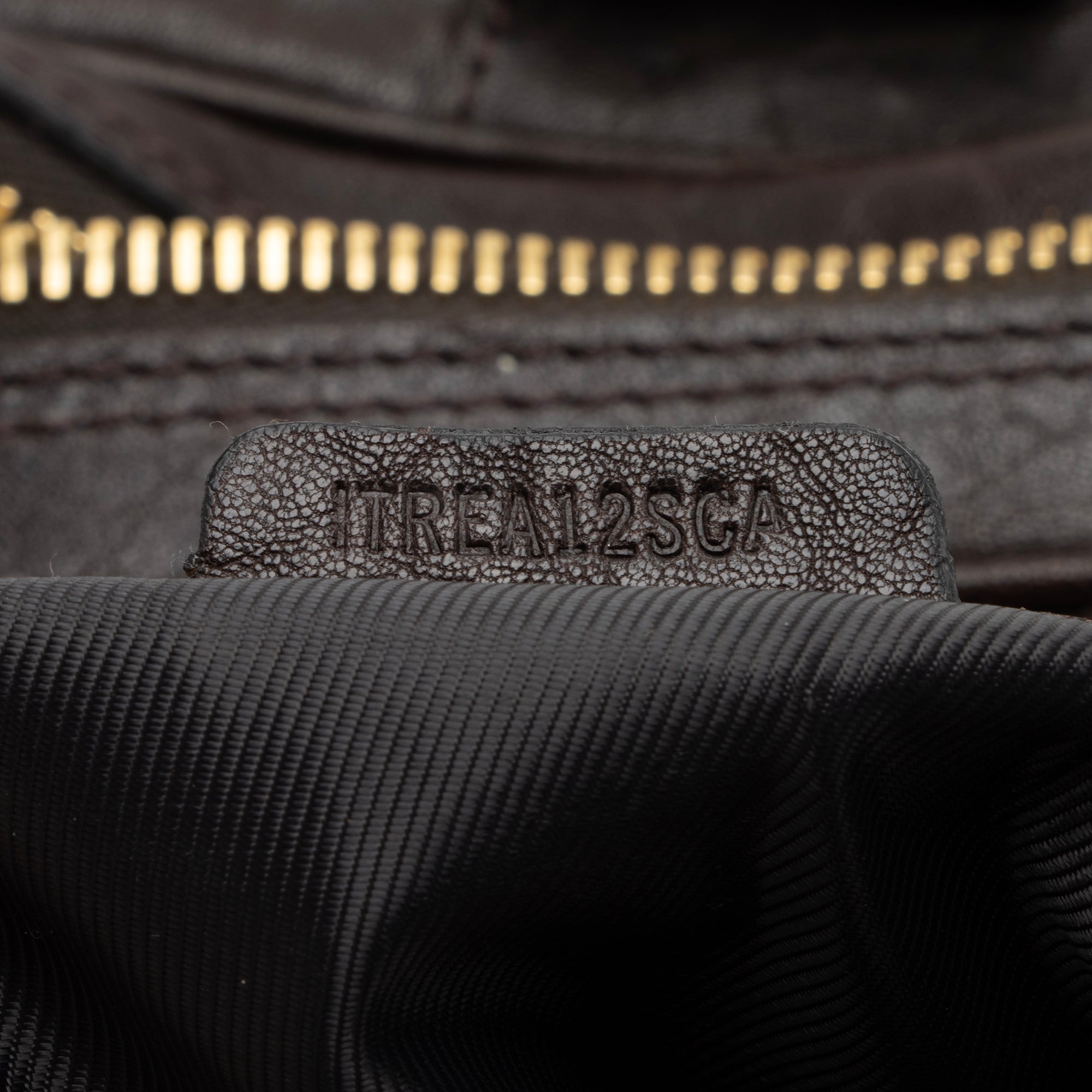 Burberry Leather Ashbury Double Zip Large Bowling Bag (SHF-23880)