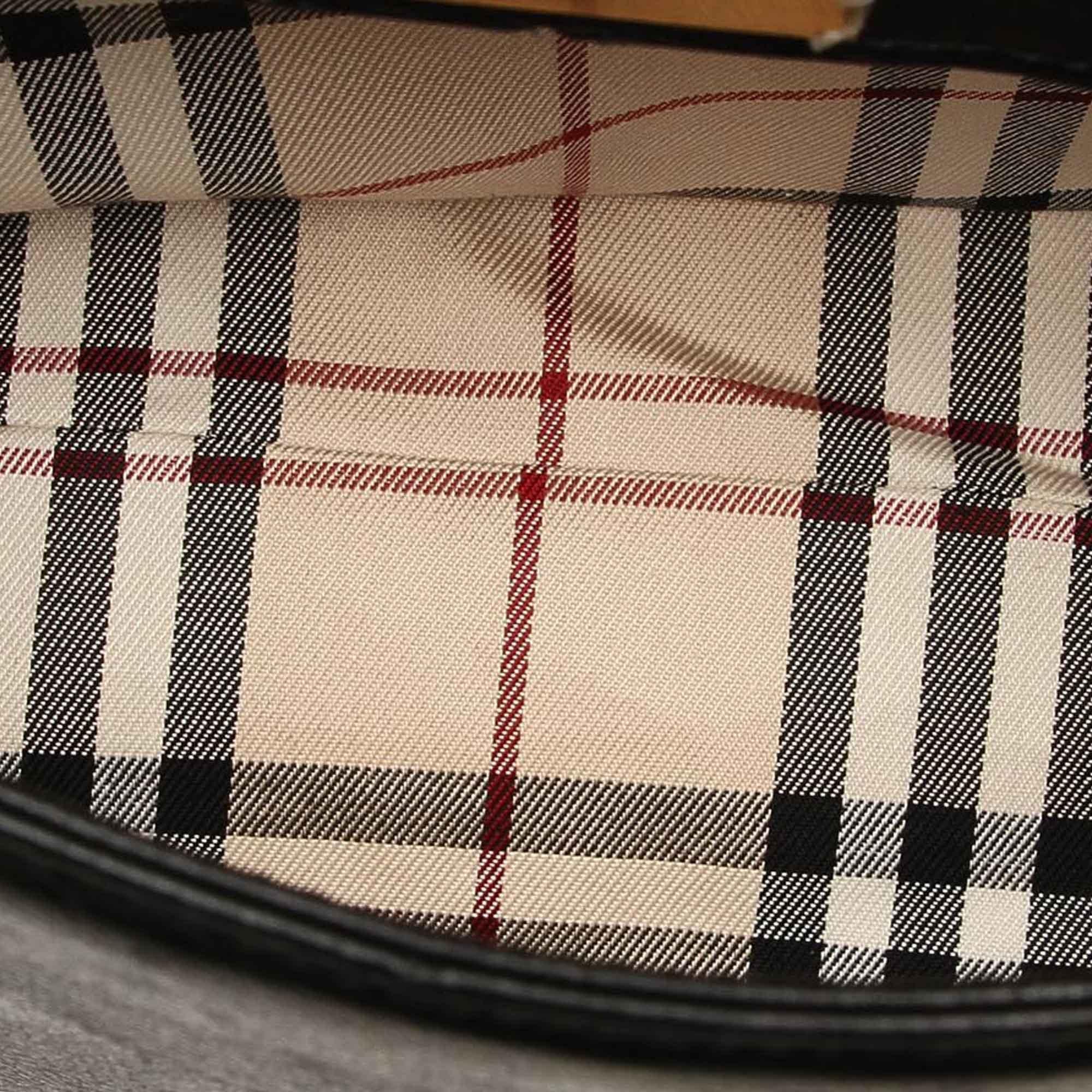 Burberry Leather Baguette (SHG-14604)