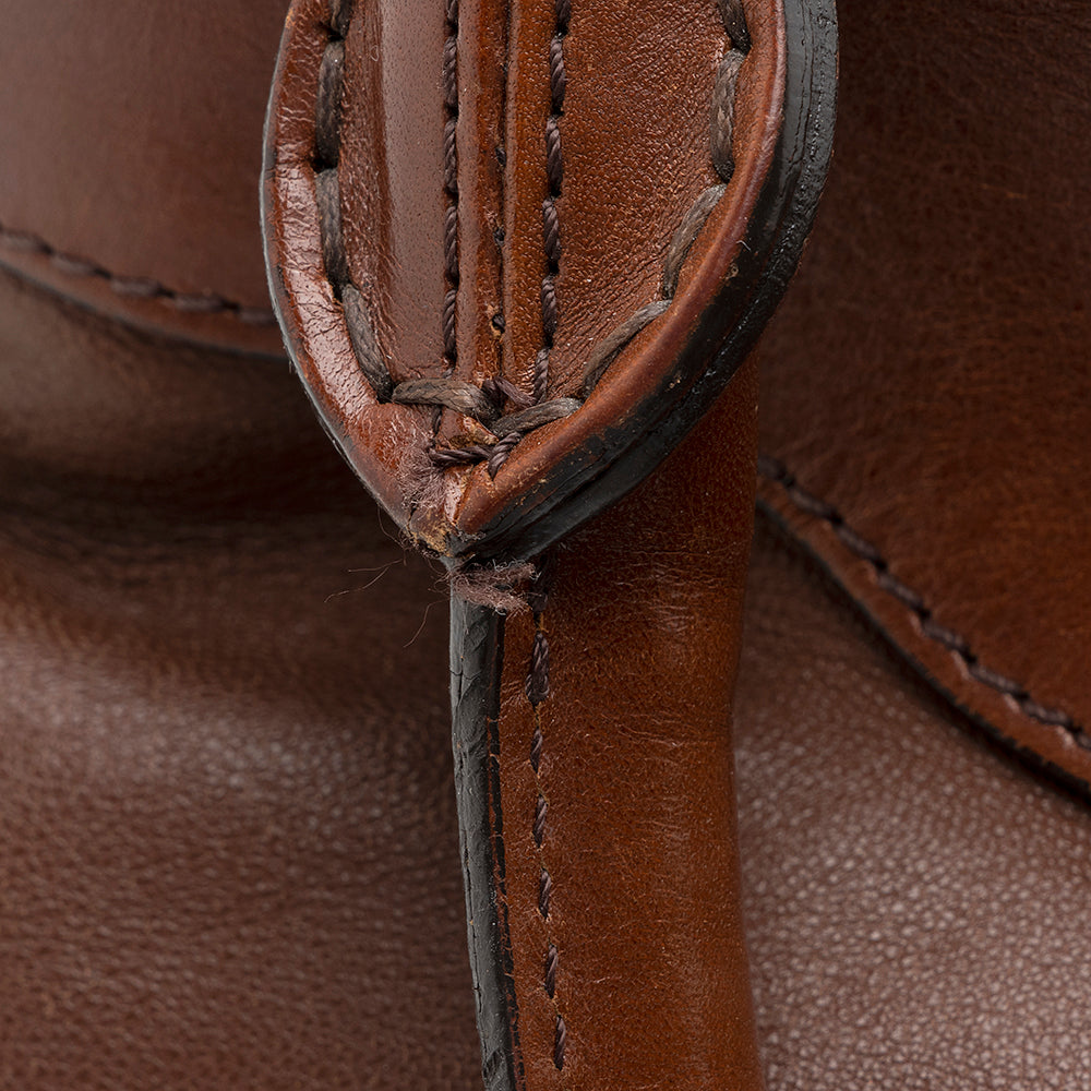 Burberry Leather Convertible Satchel (SHF-17987)