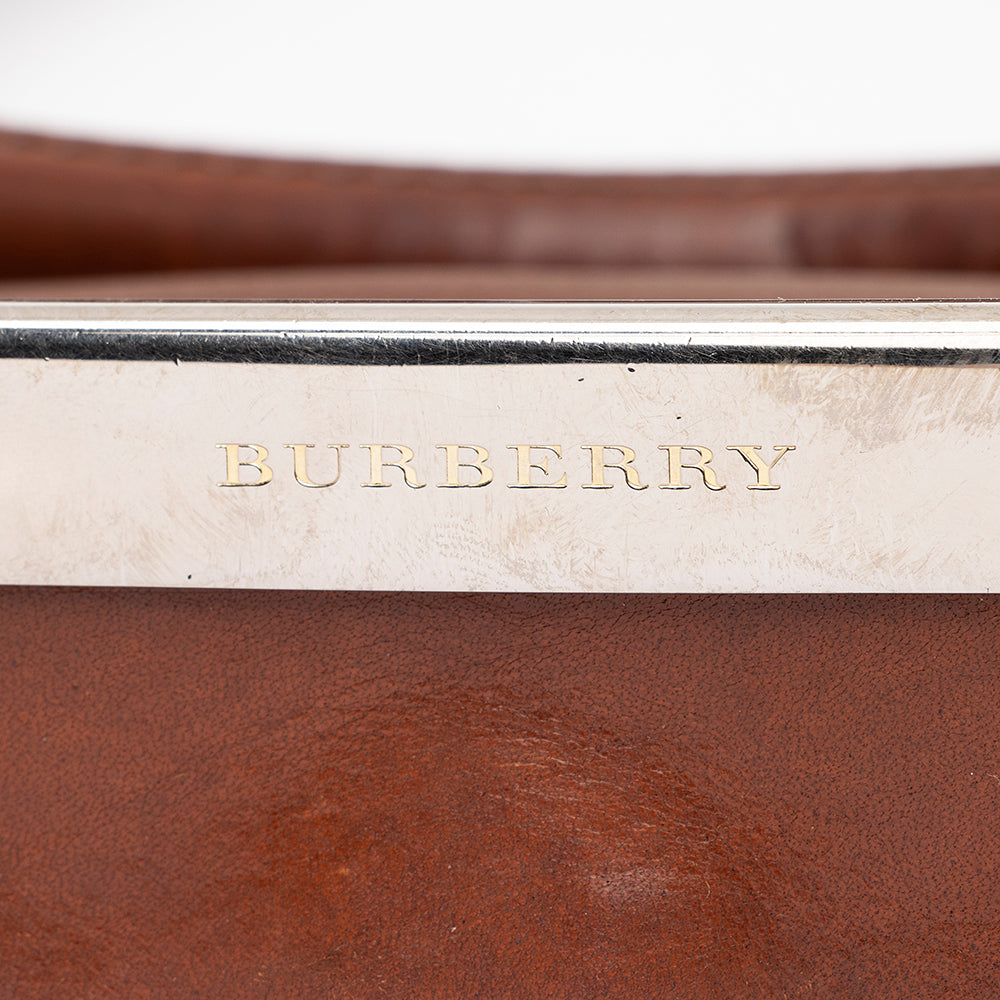 Burberry Leather Convertible Satchel (SHF-17987)