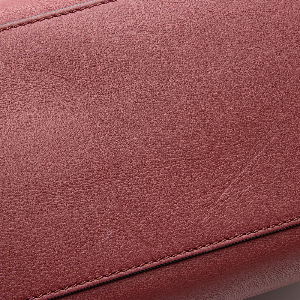 Burberry Leather Crest Grommet Detail Tote (SHF-20382)