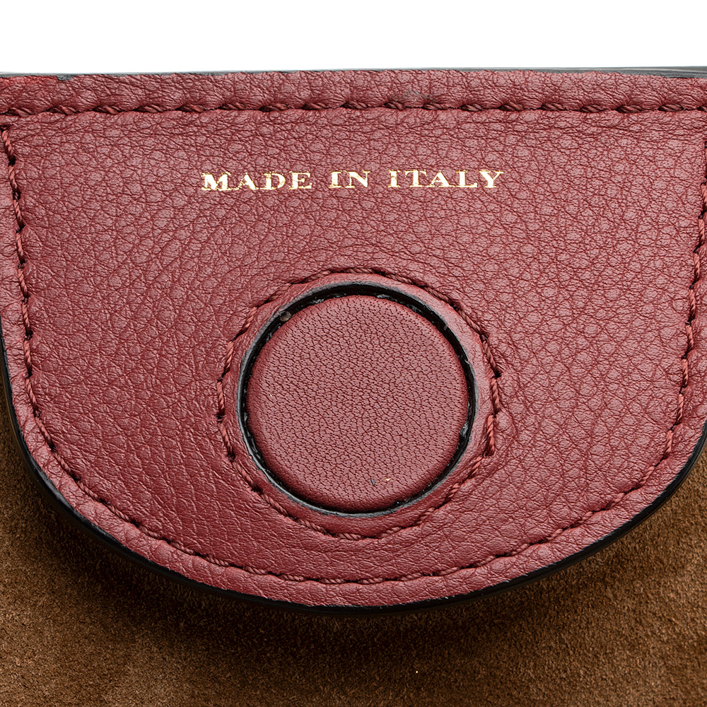 Burberry Leather Crest Grommet Detail Tote (SHF-20382)