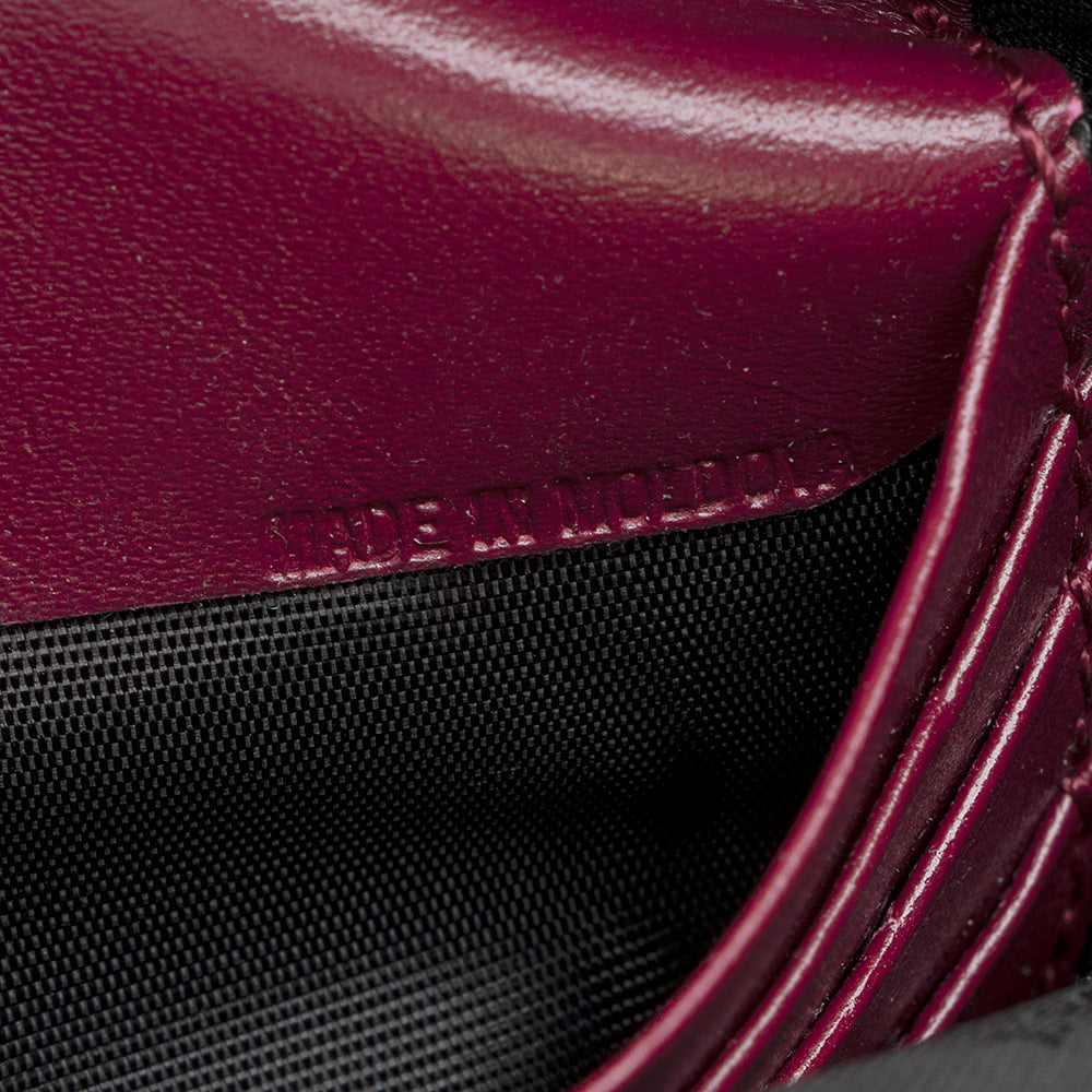 Burberry Leather Embossed Check Peyton Crossbody Bag (SHF-19230)