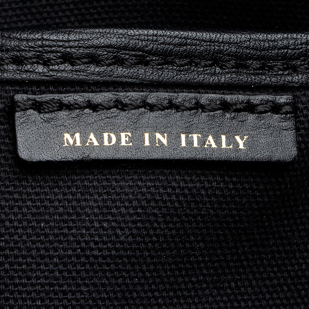 Burberry Leather House Check Derby Canterbury Small Tote (SHF-18431)