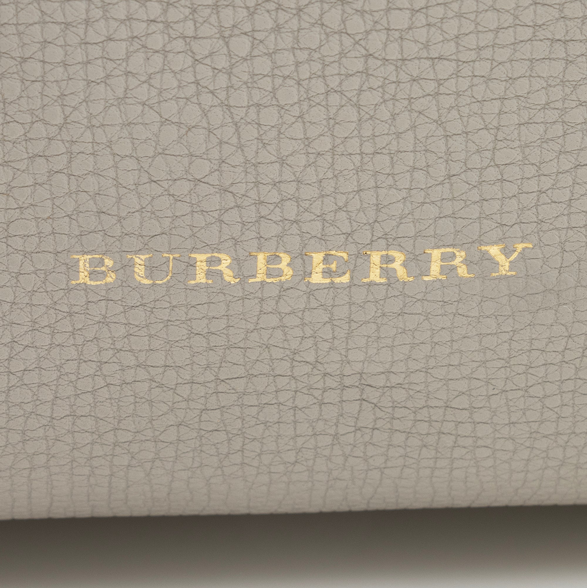 Burberry Leather House Check Derby Canterbury Small Tote (SHF-22598)