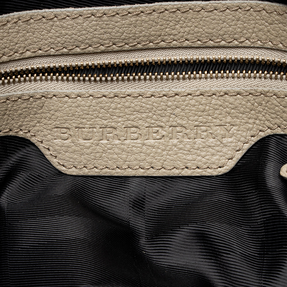 Burberry Leather Lambeth Hobo - FINAL SALE (SHF-20433)