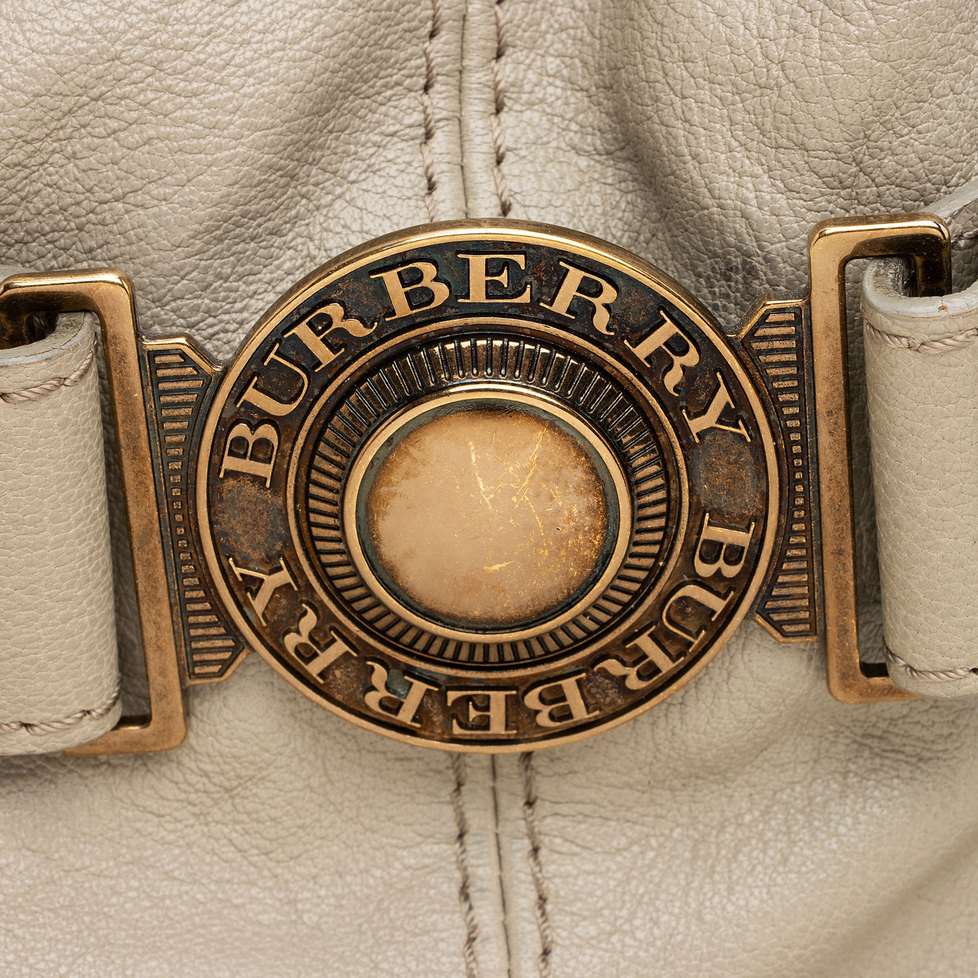 Burberry Leather Lambeth Hobo (SHF-23041)