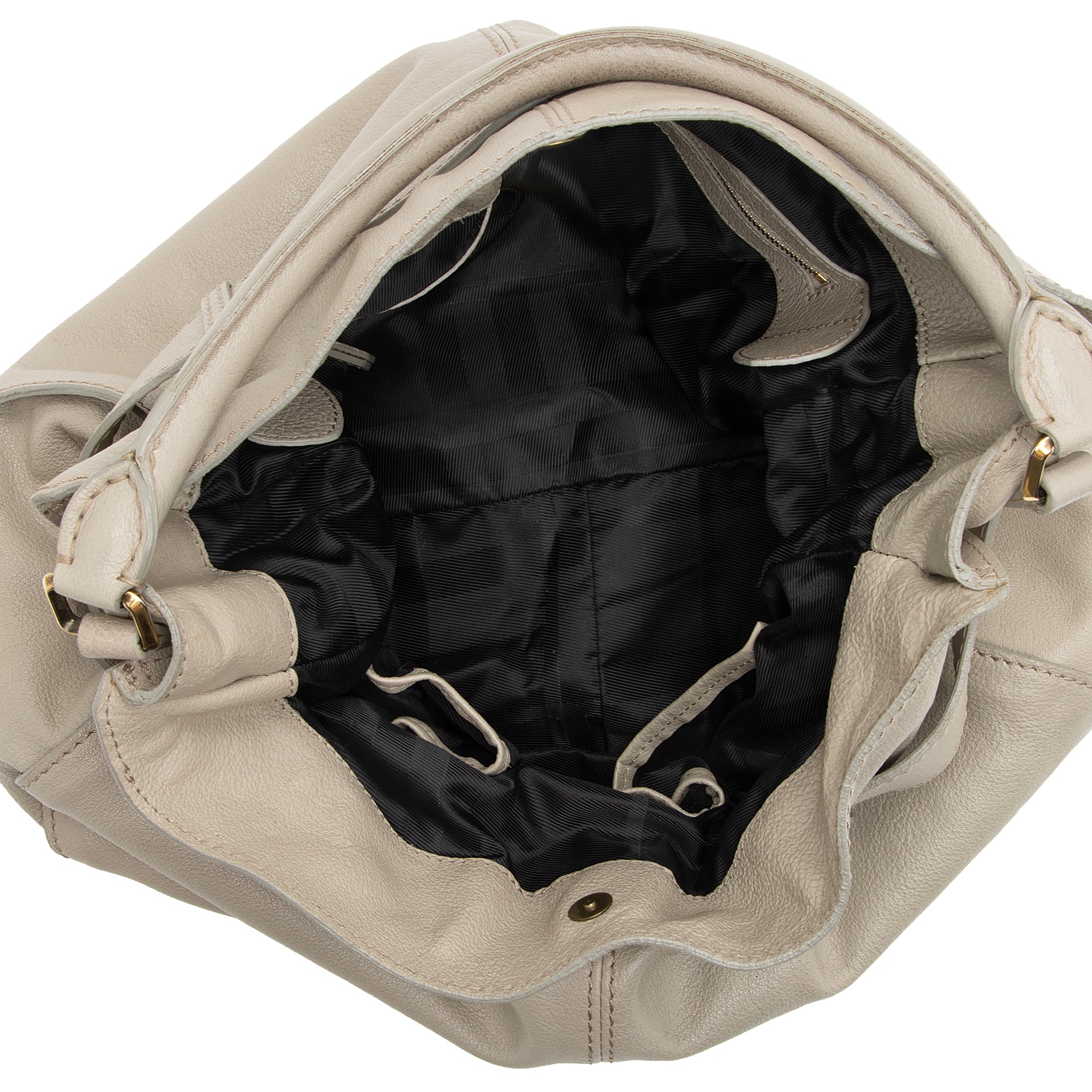 Burberry Leather Lambeth Hobo (SHF-23041)