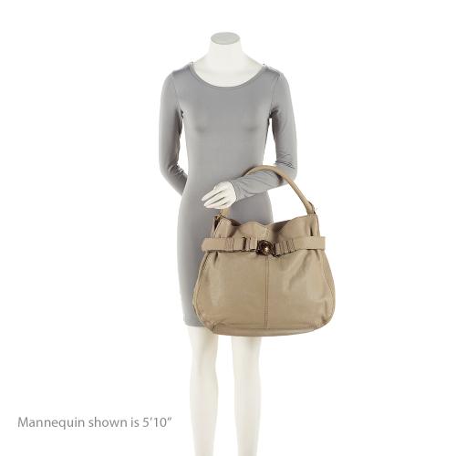 Burberry Leather Lambeth Hobo (SHF-23041)