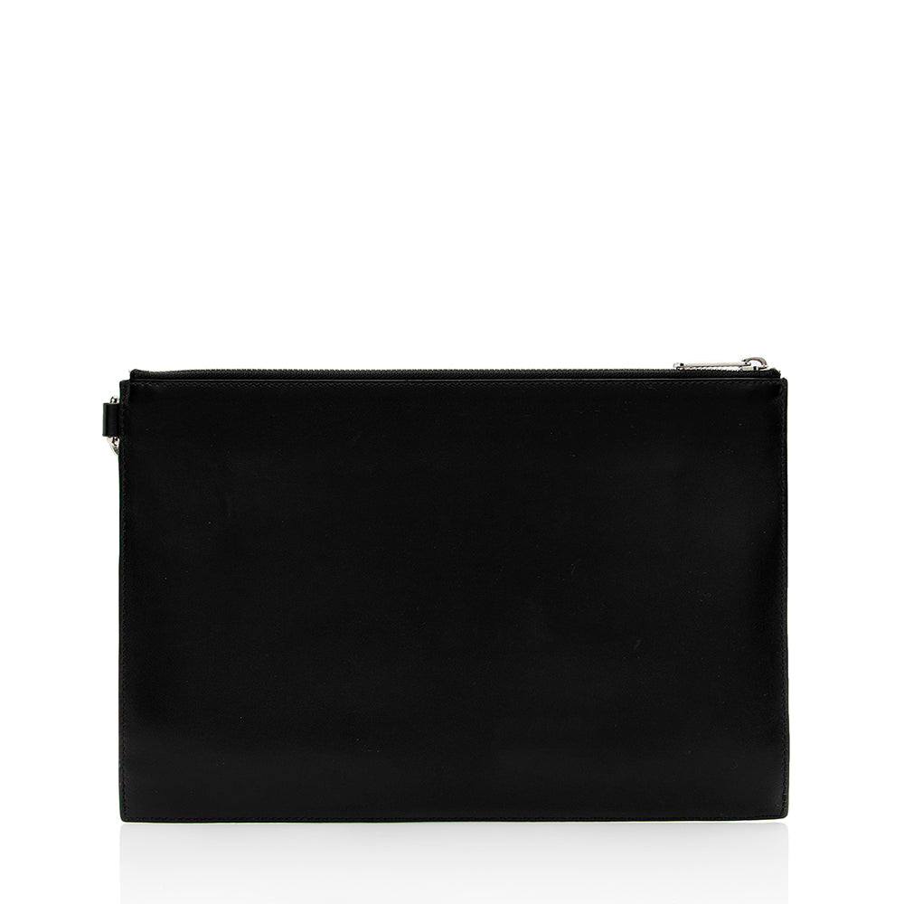 Burberry Leather Logo Wristlet (SHF-16604)