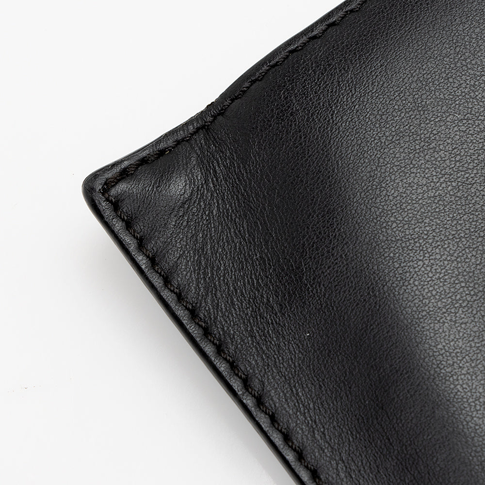 Burberry Leather Logo Wristlet (SHF-16604)