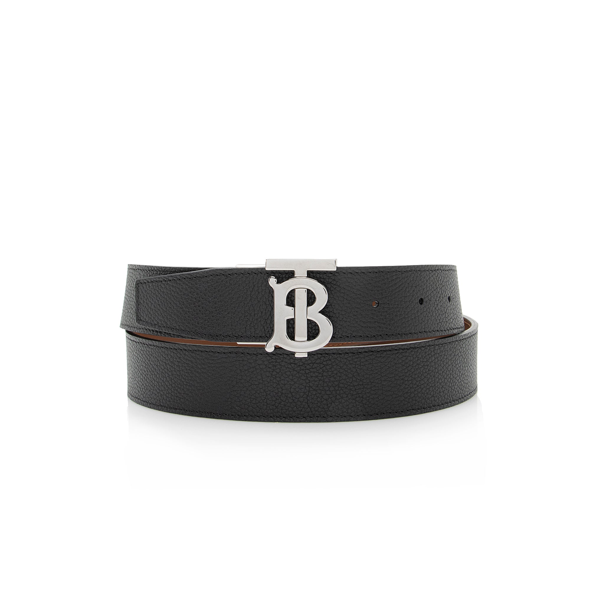 Burberry Leather Reversible TB Monogram Belt - Size 42 / 105 (SHF-22259)